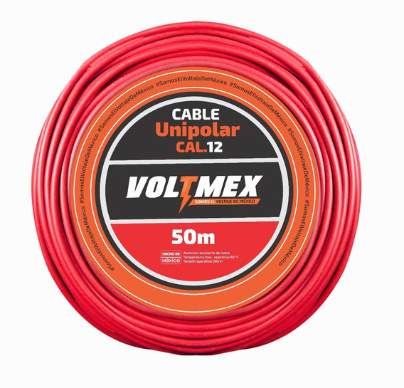 VLTMX- CABLE BIMETALICO CAL 8 ROJO MTS