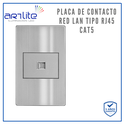 [APL-109] INN- PLACA CONTACTO RED LAN R45 CAT5 GRIS