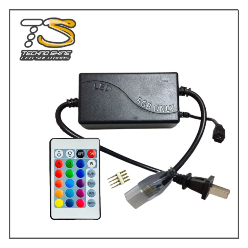 TSH- CONECTOR P/MANGUERA RGB 25M 10mm C/ CNTRL