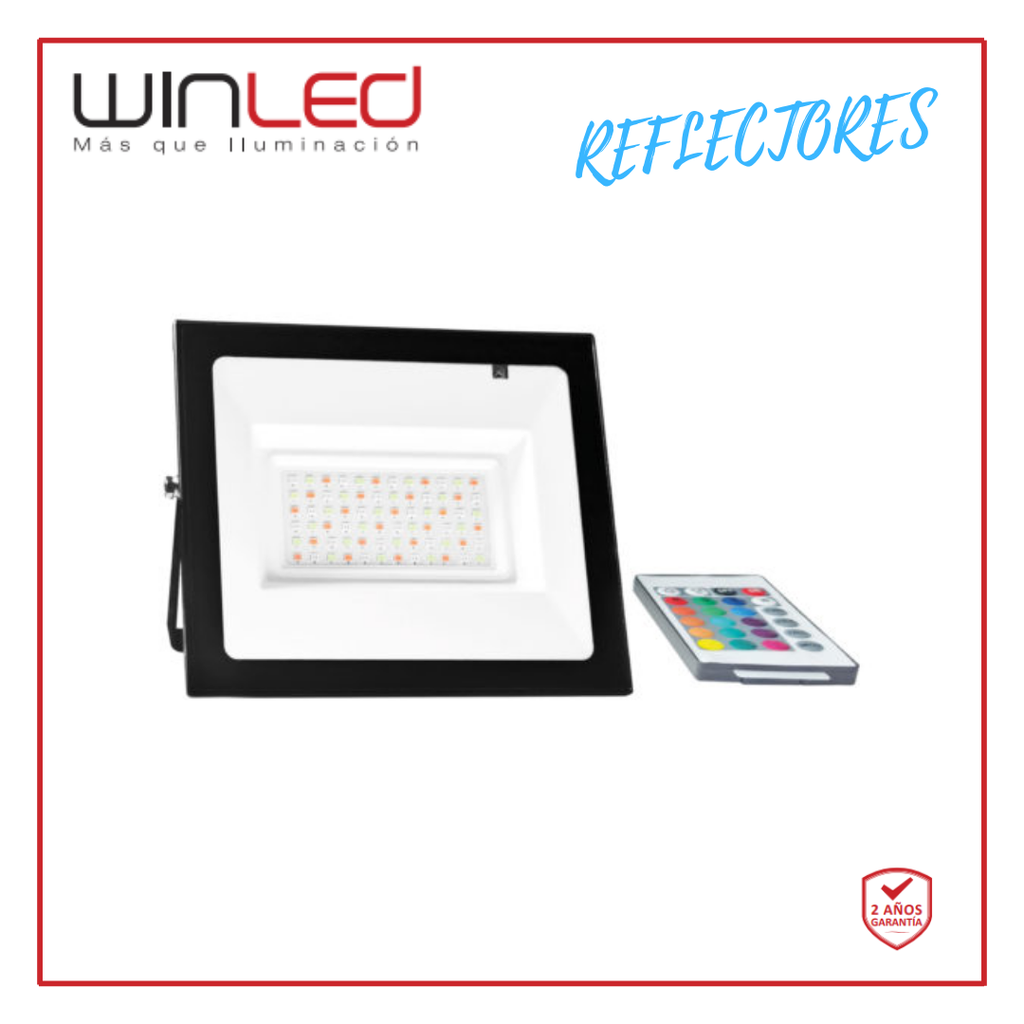 WIN- REFLECTOR LED 50W SMD RGB C/CONTROL REM