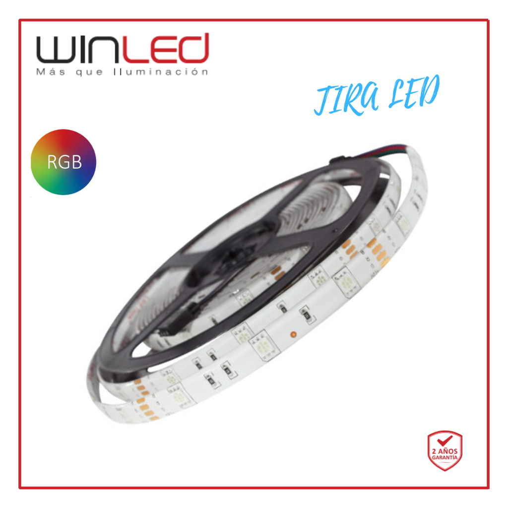 WIN- TIRA 150 LEDS 5050 5M 36W EXTERIOR RGB