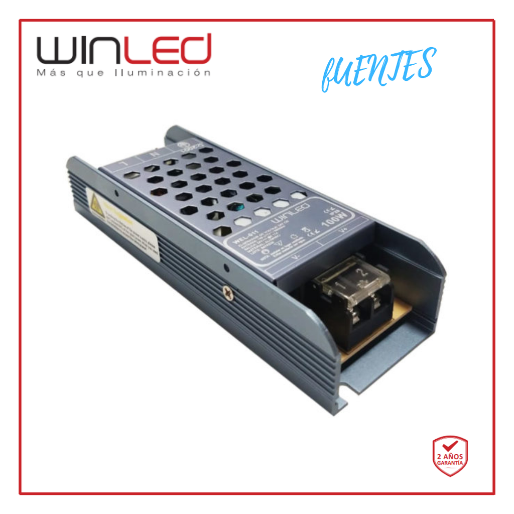 WIN- FUENTE DE PODER CD 100W 24V 4A INTERIOR IP20
