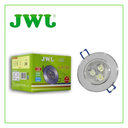 [JLP-3X1 ST BC] JWJ- PANEL LED EMPOTRABLE 3W CALIDO BISEL SATIN