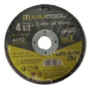 Disco corte de metal 4 1/2&quot; x 1.6mm, TIPO 1 Maxtool