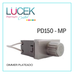 [PD150-MP] LCK- DIMMER PLATEADO